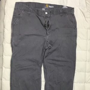 Carhartt relaxed fit carpenter pants. Grey. 40x32